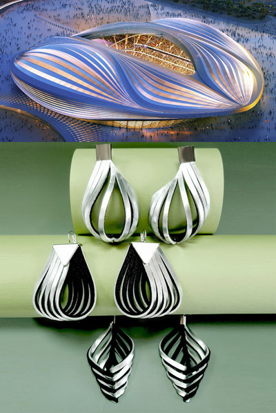 Jewelry Inspired by Architect Zaha Hadid | By ShulliDesign
