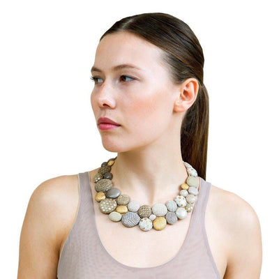 Pebbles Gold custom made collar - ShulliDesign
